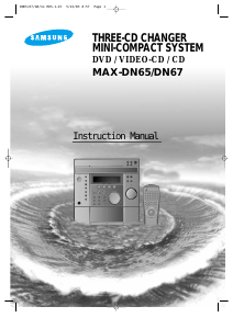 Handleiding Samsung MAX-DN67 Stereoset