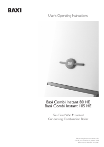 Handleiding Baxi Combi Instant 80 HE CV-ketel