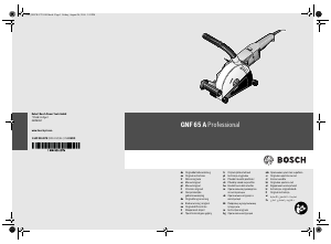 Käyttöohje Bosch GNF 65 A Professional Roilojyrsin