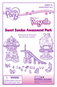 Handleiding Hasbro My Little Pony Sweet Sundae Amusement Park