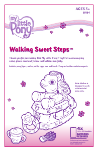 Handleiding Hasbro My Little Pony Walking Sweet Steps