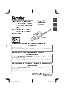 Mode d’emploi Tanaka THT-2530 Taille-haies