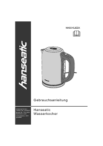 Bruksanvisning Hanseatic WK8315JEEK Vattenkokare