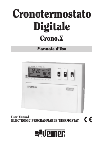 Handleiding Vemer Crono.X Thermostaat