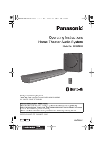 Bruksanvisning Panasonic SC-HTB18EB Hembiopaket