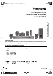 Bruksanvisning Panasonic SC-XH150EB Hembiopaket