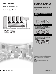 Handleiding Panasonic SC-MT1EB Home cinema set