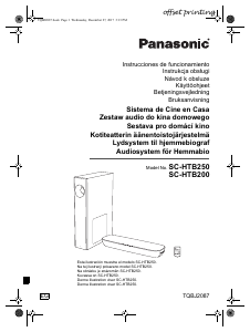 Käyttöohje Panasonic SC-HTB200EG Kotiteatterijärjestelmä