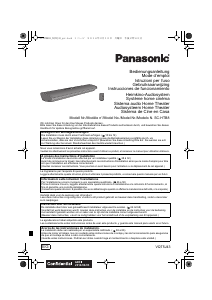 Manual de uso Panasonic SC-HTB8EG Sistema de home cinema