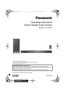 Bruksanvisning Panasonic SC-HTB527EG Hembiopaket