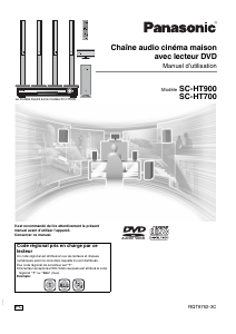 Mode d’emploi Panasonic SC-HT900P Système home cinéma
