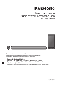 Návod Panasonic SC-HTB700 Domáce kino