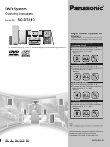 Bruksanvisning Panasonic SC-DT310EE Hembiopaket