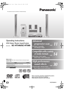 Bruksanvisning Panasonic SC-HT540 Hembiopaket