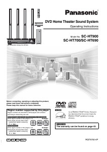 Bruksanvisning Panasonic SC-HT690PC Hembiopaket