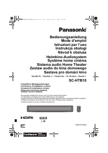 Mode d’emploi Panasonic SC-HTB10EG Système home cinéma
