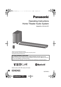 Bruksanvisning Panasonic SC-ALL70TGN Hembiopaket
