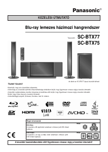 Használati útmutató Panasonic SC-BTX77 Házimozi-rendszer