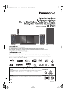 Bedienungsanleitung Panasonic SC-BTX70EG Heimkinosystem