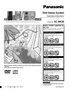 Bruksanvisning Panasonic SC-DK20PC Hembiopaket