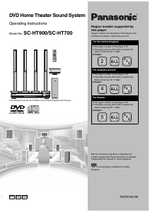 Manual Panasonic SC-HT900EE Home Theater System