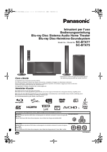 Bedienungsanleitung Panasonic SC-BTX77EG Heimkinosystem