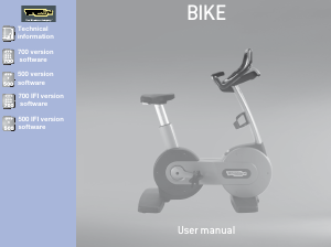 Bruksanvisning TechnoGym Excite Bike Motionscykel