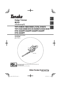 Bruksanvisning Tanaka HTD-2520PF Häcksax