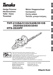 Manual de uso Tanaka THT-210SA Tijeras cortasetos