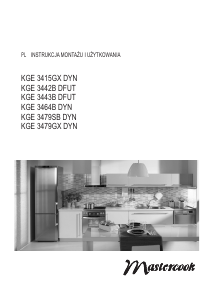 Instrukcja Mastercook KGE-3479GX DYN Kuchnia