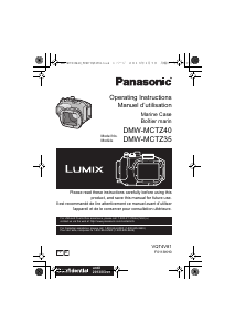 说明书 松下 DMW-MCTZ35E Lumix 水下相机包