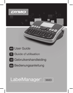 Manual Dymo LabelManager 360D Label Printer