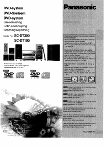 Handleiding Panasonic SC-DT100 Home cinema set