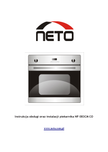 Instrukcja Neto NP 083CM CO Piekarnik
