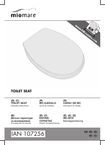 Manual Miomare IAN 107256 Capac de toaletă