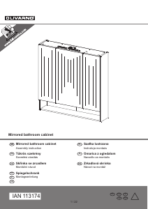 Посібник Miomare IAN 113174 Дзеркальна шафа