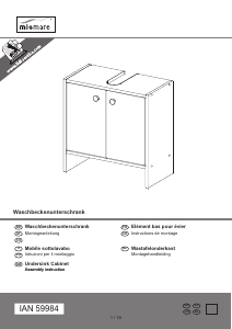 Manual Miomare IAN 59984 Base Cabinet