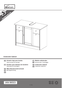 Посібник Miomare IAN 98503 Підлогова шафа