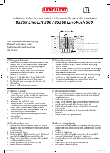 Manual Leifheit LinoPush 500 Clothes Drying Rack