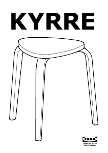 Vadovas IKEA KYRRE Taburetė