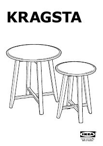 Manual IKEA KRAGSTA Mesa de apoio