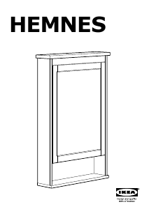 Bruksanvisning IKEA HEMNES Spegelskåp