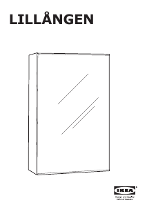 Hướng dẫn sử dụng IKEA LILLANGEN (40x21x64) Tủ gương