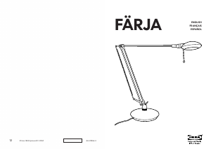 Посібник IKEA FARJA Лампа