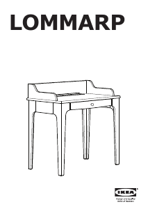 Bruksanvisning IKEA LOMMARP Skrivbord
