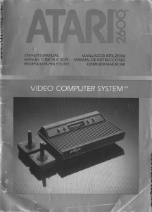 Bedienungsanleitung Atari 2600