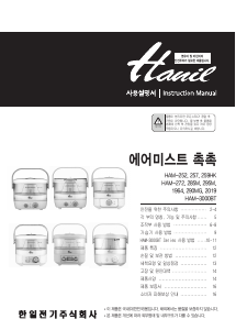 사용 설명서 한일전기 HAM-252 가습기
