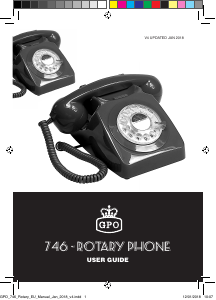 Manual de uso GPO 746 Rotary Teléfono