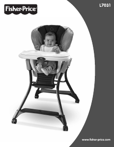 Mode d’emploi Fisher-Price L7031 Chaise haute bébé