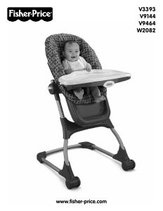 Mode d’emploi Fisher-Price V3393 Chaise haute bébé